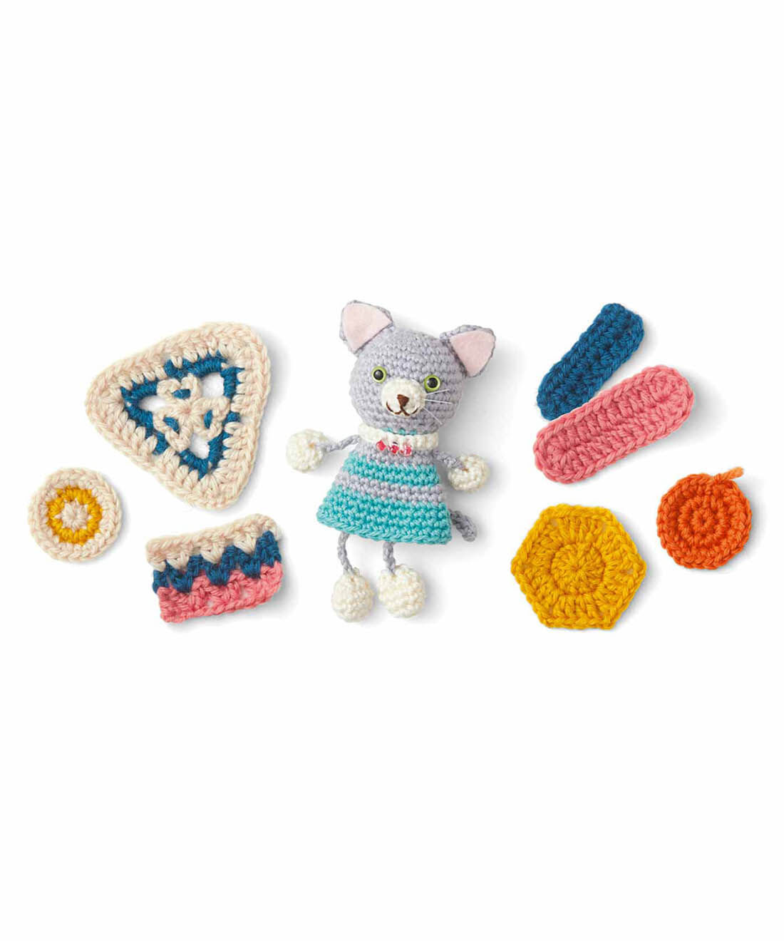 ゆっくりじっくりマイペースでレッスン かぎ針編み「はじめてさんのきほんのき」の会 ＜ほっこりCUTEカラー＞