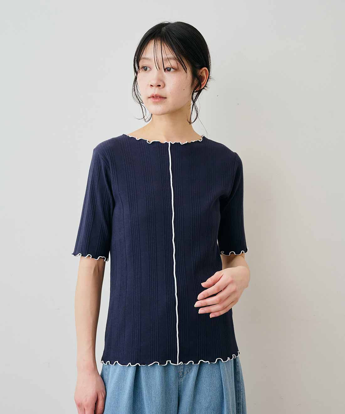 リブ イン コンフォート　Her smileプロジェクト 重ねても一枚でも素敵にきまる 抗菌防臭素材の配色メロウリブトップスの会