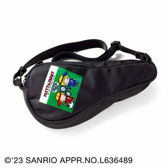 サンリオキャラクターコラボ ラケットバッグみたいな ちょっぴりレトロなミニショルダーバッグ〈パティ＆ジミー〉
