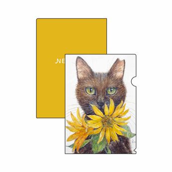Cimi Cat Painter×猫部 地域猫チャリティークリアファイル2023