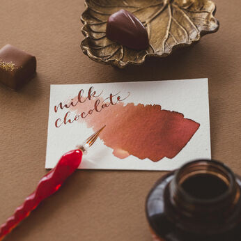 KobeＩＮＫ物語×felissimo chocolate museum おいしそうなチョコレート色のインク〈ミルクチョコレート色〉
