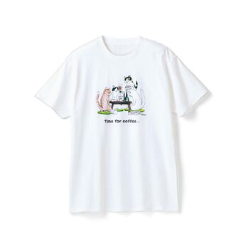 【6月分以降お届け】エルクポット×猫部 地域猫チャリティーTシャツ2024
