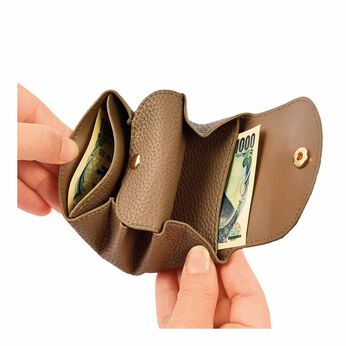 ALTROSE（アルトローズ） お札がたたまず入る コロンとかわいい手のひら財布