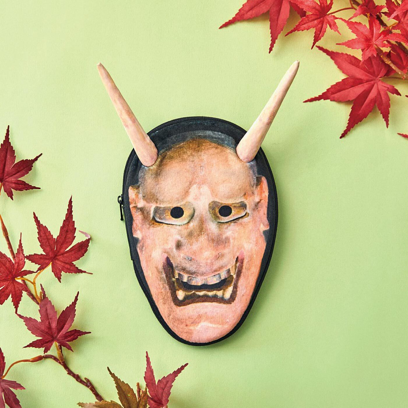 般若の面マルチポーチ