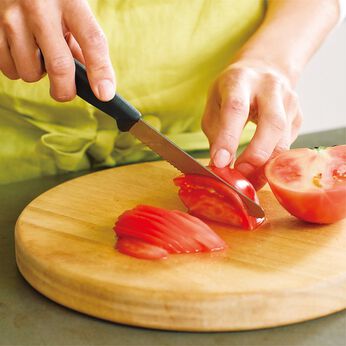 シルムッカ 食材をスライスしたくなる美しい切れ味 トマトベジタブルナイフ