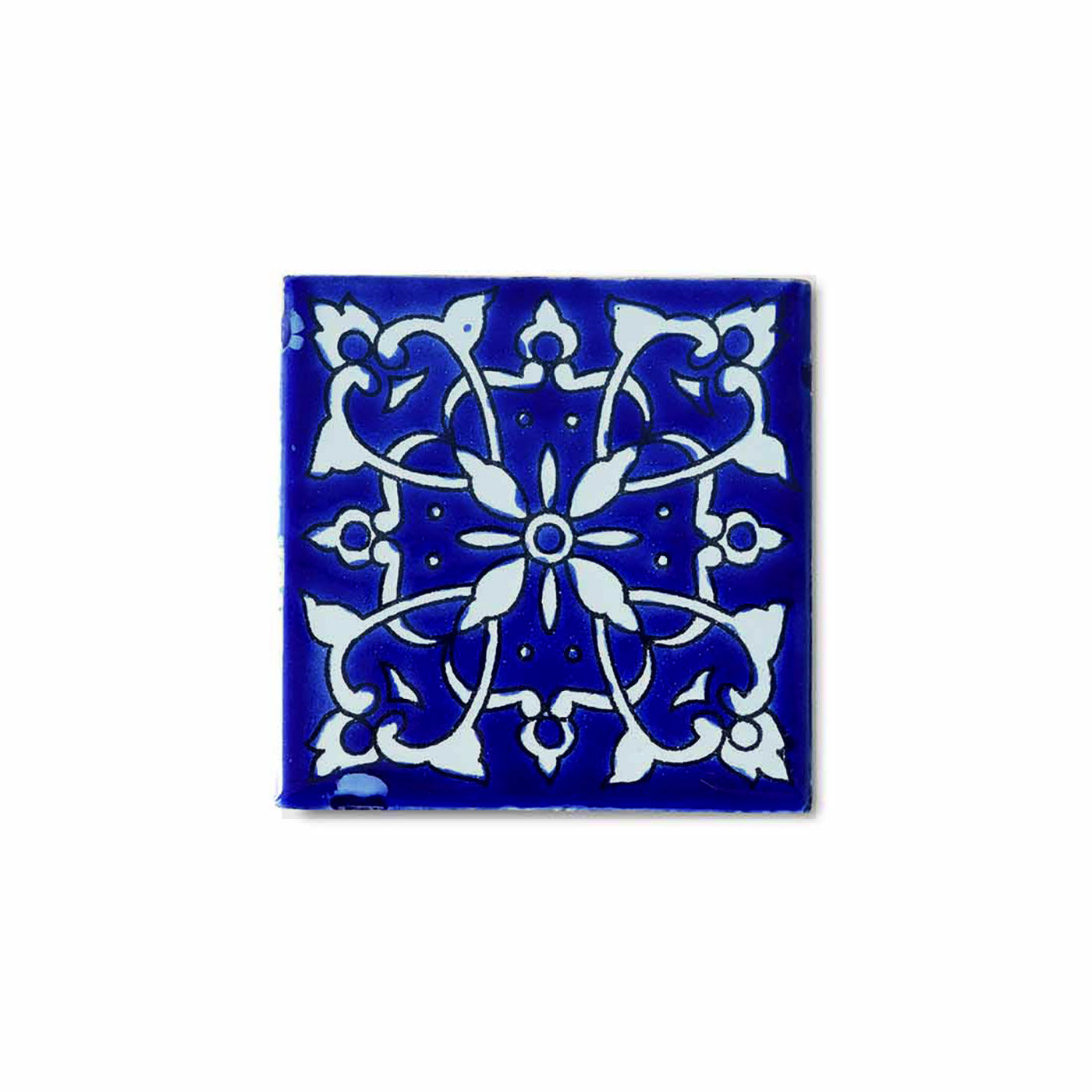 チュニジアタイル花〈ダークブルー〉