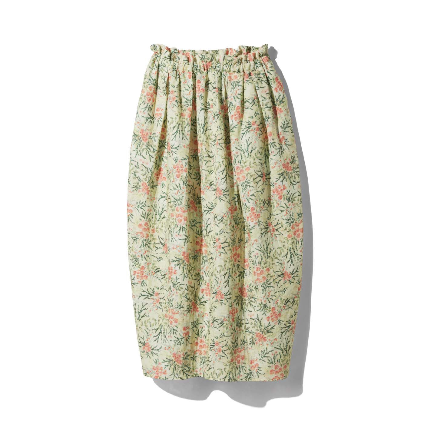 mensha!　ヴィンテージライクな花柄ガーゼコクーンスカートの会