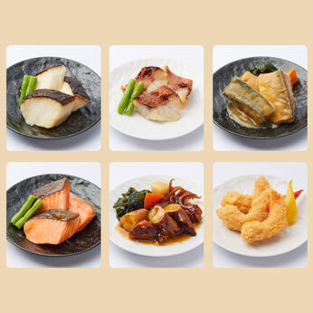 レンジで簡単！魚惣菜６種バラエティーセット