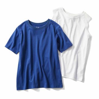 Live love cotton（R）プロジェクト リブ イン コンフォート きれいシルエットのパックTシャツ＆タンクトップセットの会