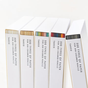 500色の色えんぴつ TOKYO SEEDS 紙の専門商社 竹尾が選ぶ 500種類の紙セットの会