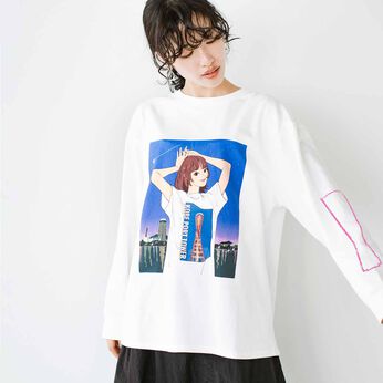 ブリリアンス神戸基金 KOBE PORT TOWER ヨシフクホノカ × MEDE19F 思いを馳せるTシャツ