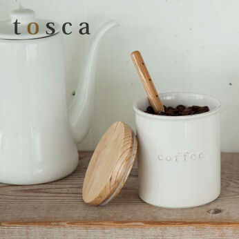 tosca 陶器キャニスター コーヒー