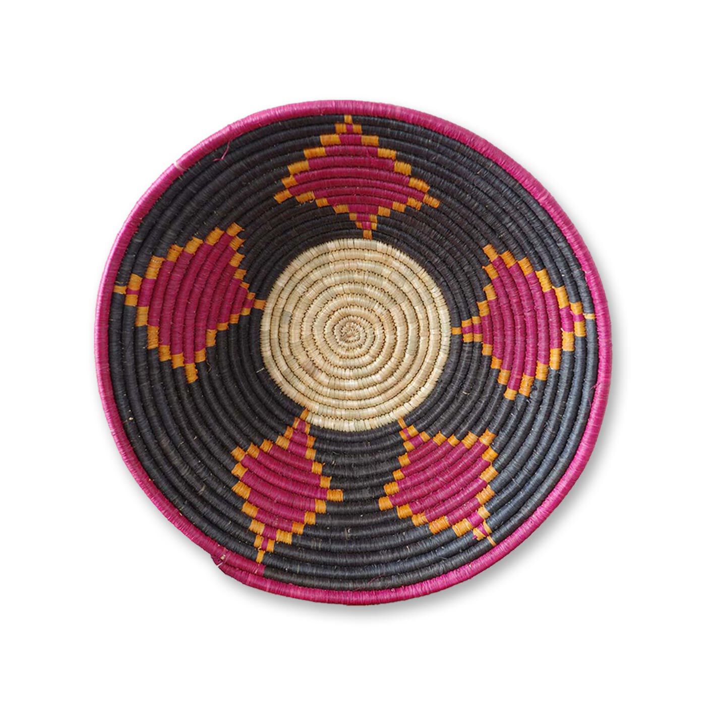 ウガンダのルボナ村で作られたルボナバスケット　９