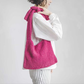 ＤＭＣ エコバルバンテで編む かのこ編み肩かけバッグキット